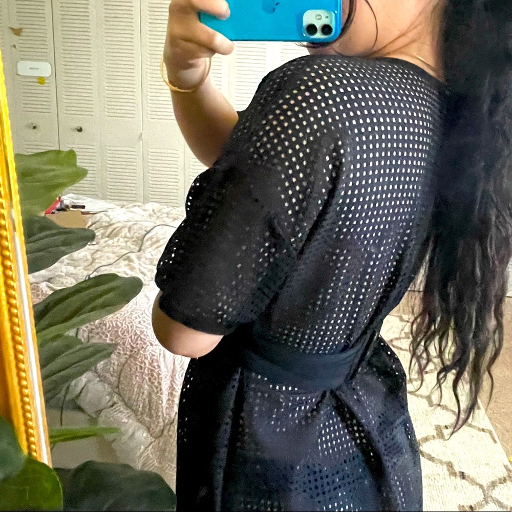 Mesh T-shirt dress